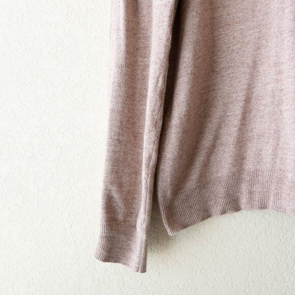 Old Navy Mens Medium V Neck Cotton Sweater Tan Neutral Casual Pullover - Picture 5 of 9